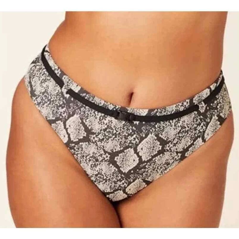 Andie Bottom Snake Riviera High Waisted Bikini Bottom Medium Style AB362 NEW